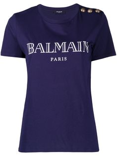 Balmain футболка с логотипом