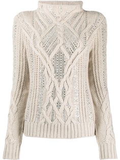 Ermanno Scervino джемпер фактурной вязки