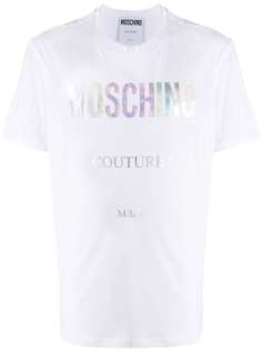 Moschino футболка с логотипом Couture
