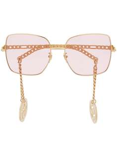 Gucci Eyewear солнцезащитные очки в квадратной оправе