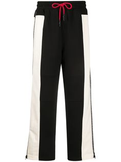 McQ Alexander McQueen двухцветные спортивные брюки широкого кроя