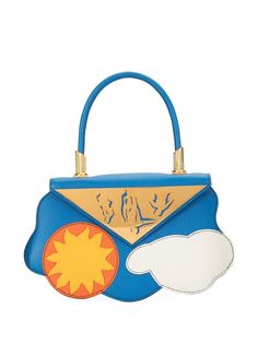 Hermès маленькая сумка-тоут Sun and Clouds 1994-го года