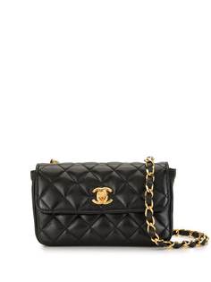 Chanel Pre-Owned стеганая мини-сумка на плечо 1992-го года