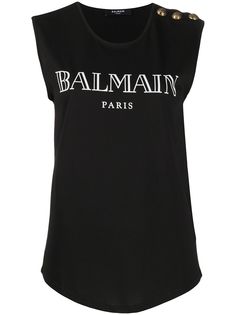 Balmain футболка с логотипом