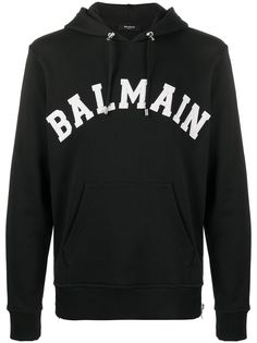 Balmain худи с вышитым логотипом