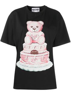 Moschino футболка Toy Teddy с принтом