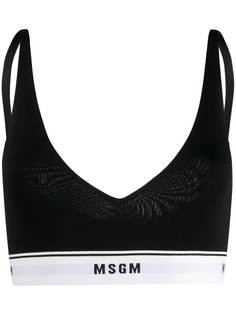 MSGM бюстгальтер с логотипом