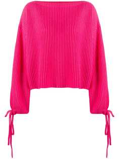 MSGM джемпер с кулиской на рукавах