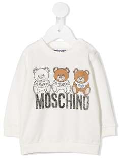 Moschino Kids толстовка с принтом Teddy Bear