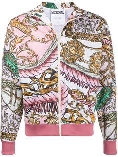 Moschino спортивная куртка с узором