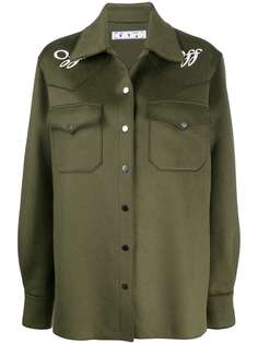 Off-White BOXY JKT MILITARY WHITE