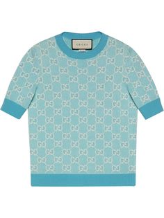 Gucci джемпер из ткани пике с короткими рукавами