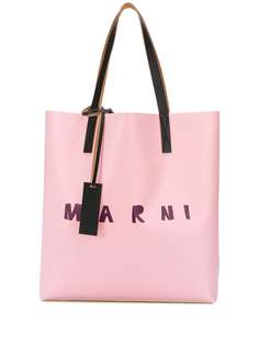 Marni сумка-тоут с логотипом
