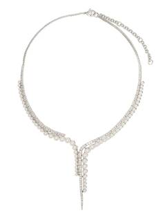 Yoko London колье Raindrop Akoya из белого золота с жемчугом и бриллиантами