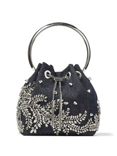 Jimmy Choo Bon Bon embellished top handle bag