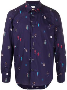 Paul Smith рубашка с принтом