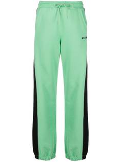 MSGM спортивные брюки с логотипом