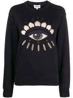 Kenzo толстовка с вышивкой Eye