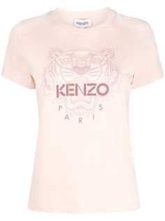 Kenzo футболка с принтом Tiger