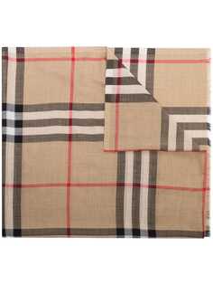 Burberry объемный шарф в клетку Vintage Check