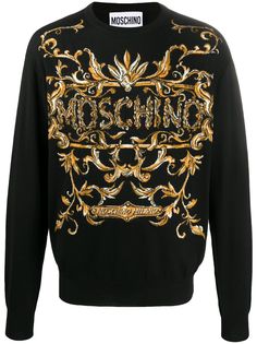 Moschino джемпер с логотипом