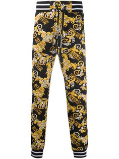 Versace Jeans Couture спортивные брюки с принтом