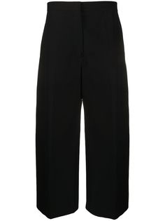 Jil Sander широкие брюки строгого кроя