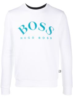 Boss Hugo Boss толстовка с тисненым логотипом