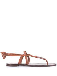 Tory Burch сандалии с логотипом