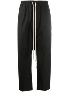 Rick Owens укороченные брюки с низким шаговым швом