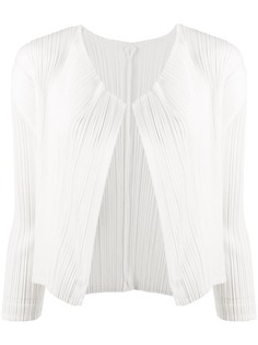 Pleats Please Issey Miyake плиссированный укороченный жакет