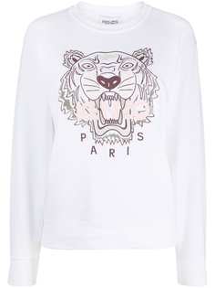 Kenzo толстовка с вышивкой Tiger