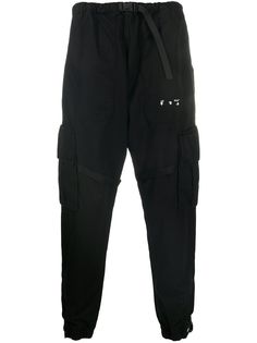 Off-White спортивные брюки с логотипом