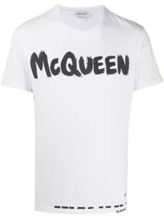 Alexander McQueen футболка с короткими рукавами и логотипом