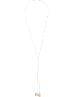 Bottega Veneta circle pendant necklace