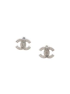 Chanel Pre-Owned серьги 2003-го года с логотипом CC