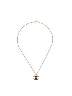 Chanel Pre-Owned колье 2001-го года с подвеской-логотипом CC
