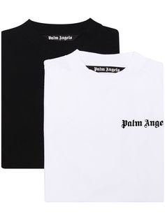 Palm Angels комплект из двух футболок с логотипом