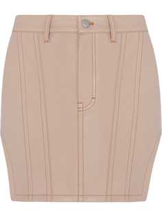 Fenty юбка из искусственной кожи с корсетом