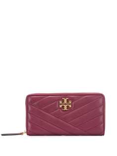 Tory Burch стеганый кошелек Kira Chevron на молнии