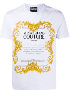 Versace Jeans Couture футболка с принтом