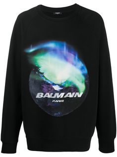 Balmain толстовка Northern Lights с логотипом