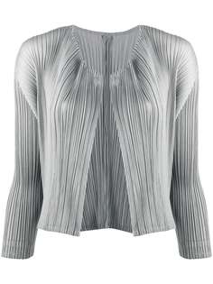 Pleats Please Issey Miyake плиссированный укороченный жакет