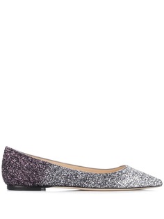 Jimmy Choo декорированные балетки Romy с блестками