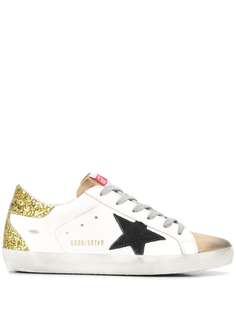 Golden Goose кеды Superstar с блестками