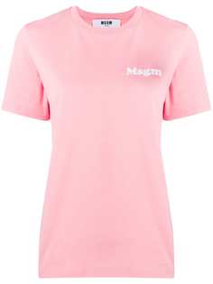 MSGM футболка с логотипом