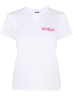 MSGM футболка с логотипом
