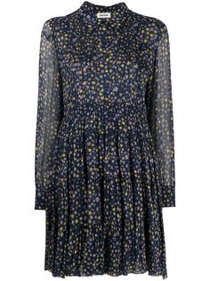 Zadig&Voltaire платье-рубашка с принтом