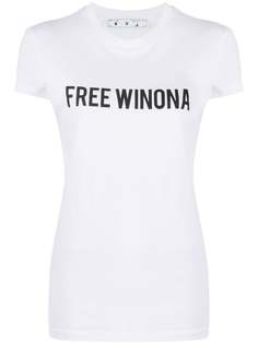 Off-White футболка Winona с короткими рукавами