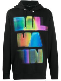 Balmain Disco logo print hoodie